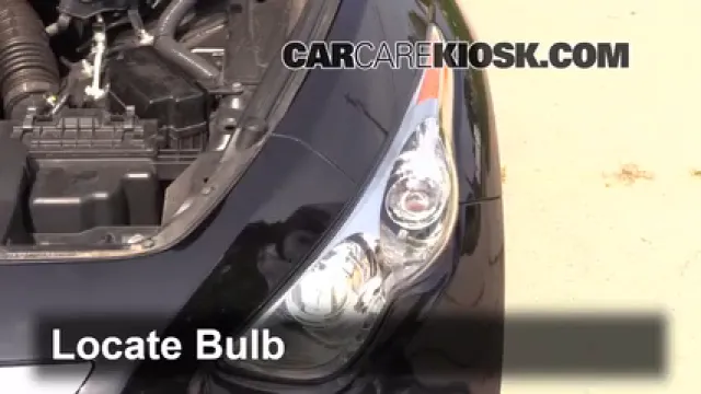 2013 Infiniti FX37 3.7L V6 Lights Highbeam (replace bulb)